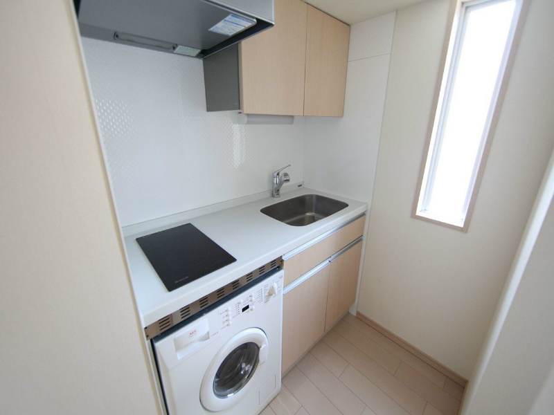 キッチン　システムキッチン（ＩＨ2口）ドラム式洗濯機