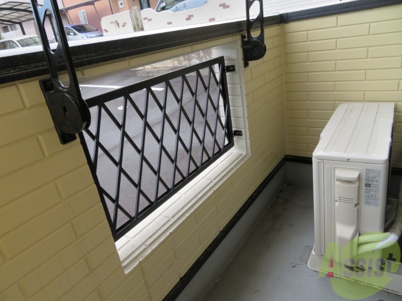 バルコニー　広いバルコニーです。洗濯物が干しやすいですね。