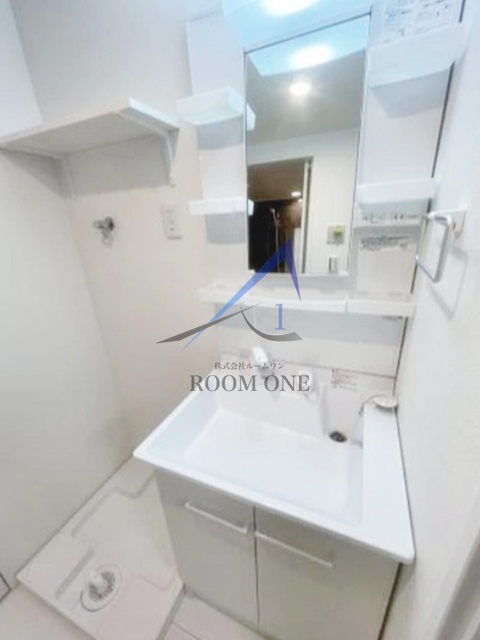 洗面設備　洗面台です。