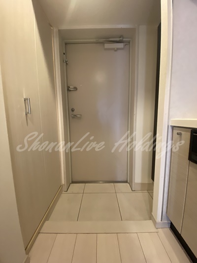 玄関　シューズボックス付きの玄関