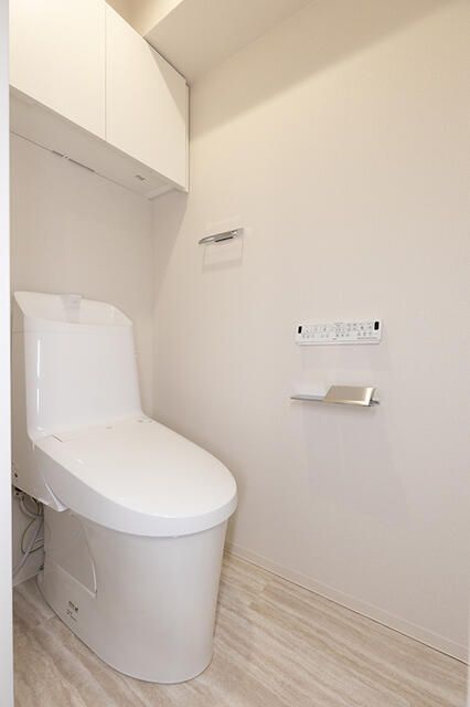 トイレ　ゆったりとした空間のトイレです