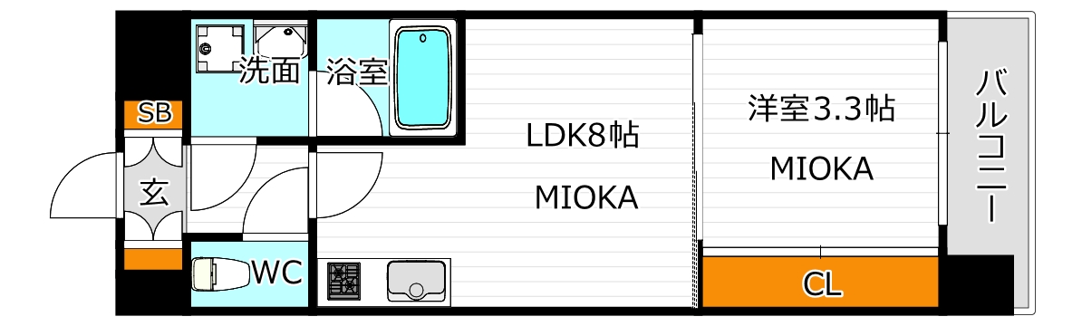 スプランディッドあびこ駅前DUEの間取り写真