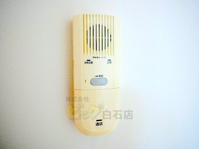 セキュリティ　インターホン付きです♪
