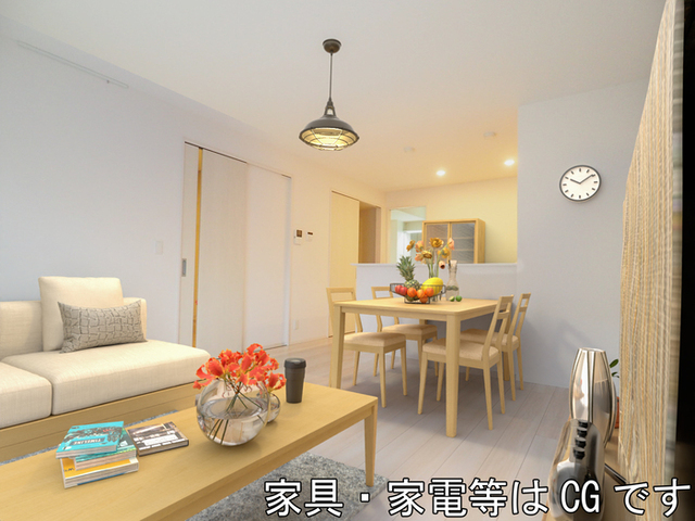 居室・リビング　家具？家電はＣＧです