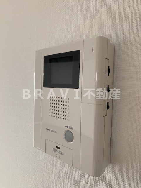 セキュリティ　【プライムツリー内久宝寺】モニター付インターホン