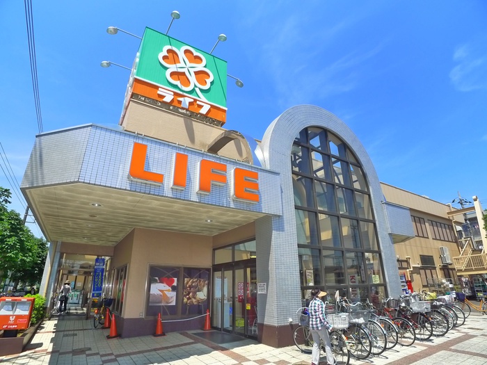 スーパー　ライフ松戸二十世紀ヶ丘店（スーパー）まで496m