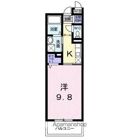 ＪＲ東海道本線 浜松駅 バス乗車時間：15分 最寄りバス停で下車 徒歩6分 3階建 築20年の間取り写真