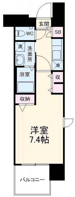 パルティール植田の間取り写真