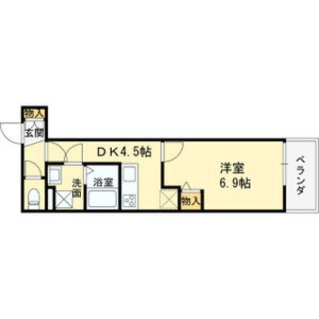 ＪＲ福知山線 塚口駅 徒歩13分 3階建 築1年の間取り写真