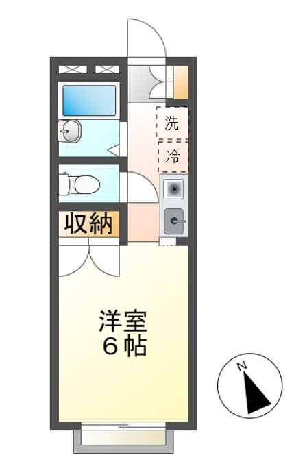 欧日ハイムの間取り写真