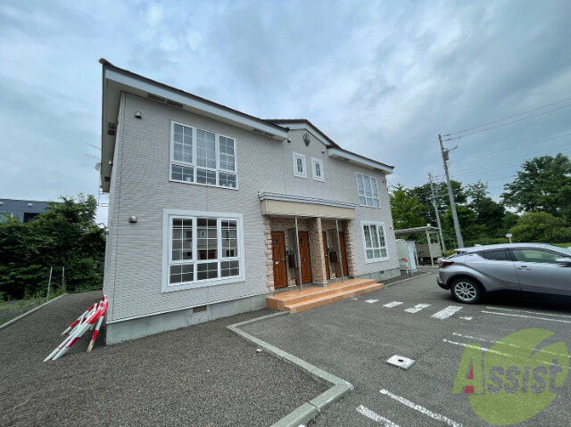 建物外観　札幌市北区拓北一条「ベルブラン２」