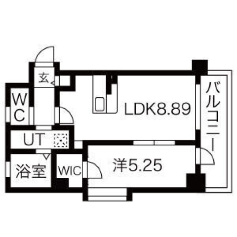 西鉄天神大牟田線 大橋駅 徒歩13分 7階建 築4年の間取り写真