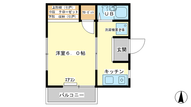 ハイツさちの間取り写真