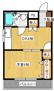 メゾン南本庄の間取り