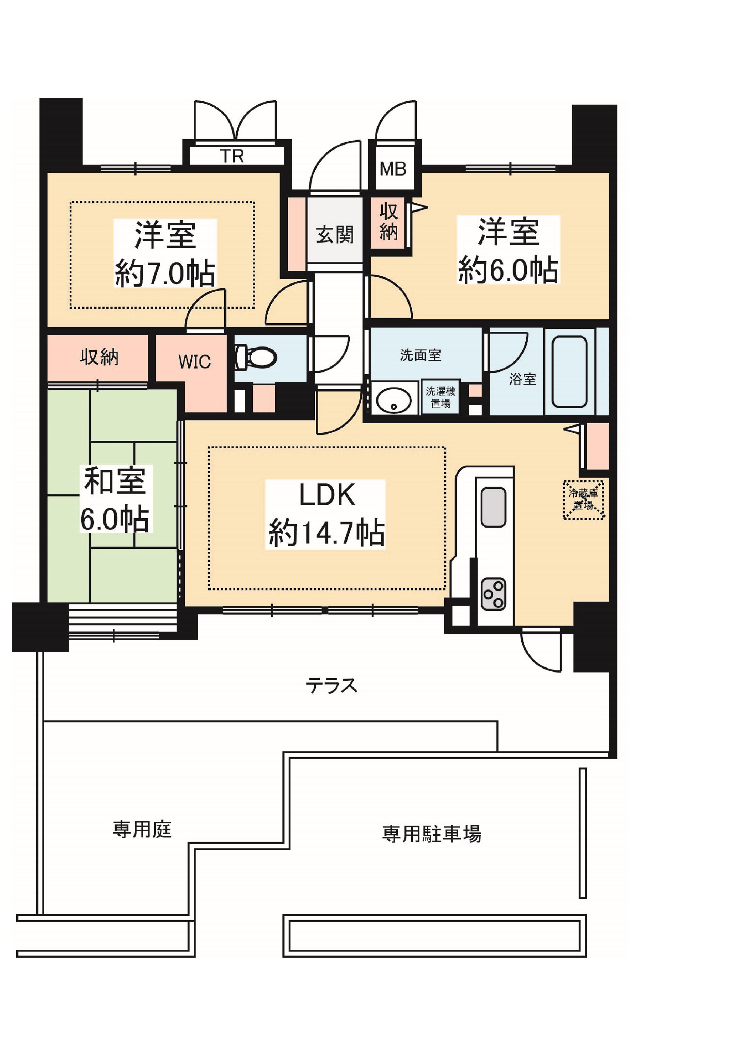 パデシオン藤森の間取り