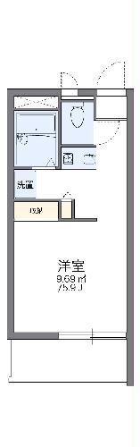 レオパレス稚児宮通の間取り