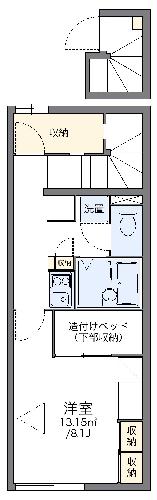 レオパレスＺＥＰＨＹＲ　Ｋの間取り