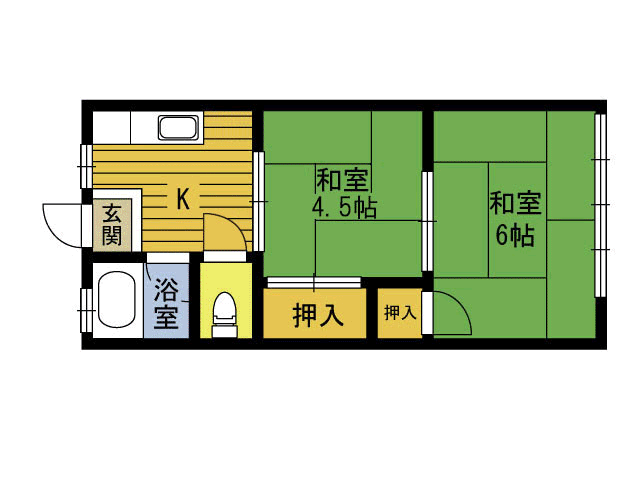 レガーロ南大分　弐番館の間取り