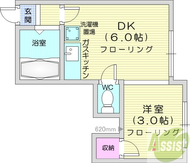 グレースMSの間取り