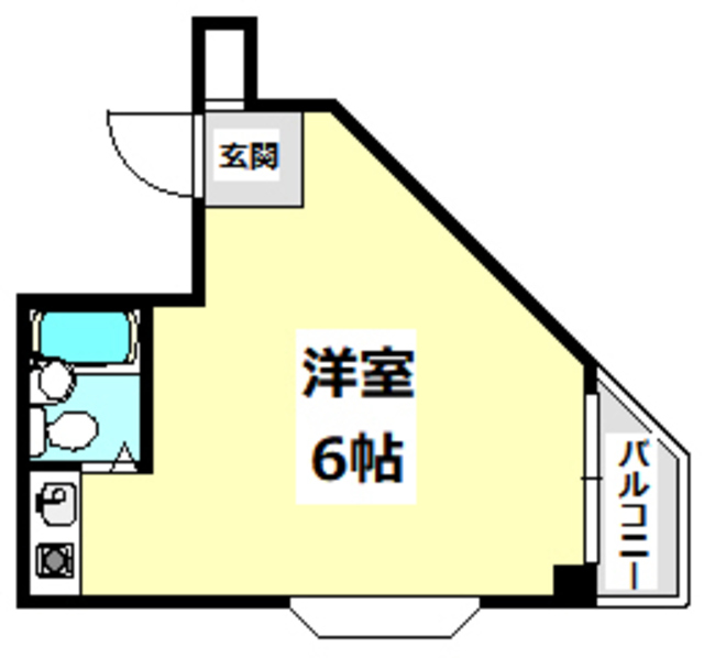 吹田市長野西のマンションの間取り