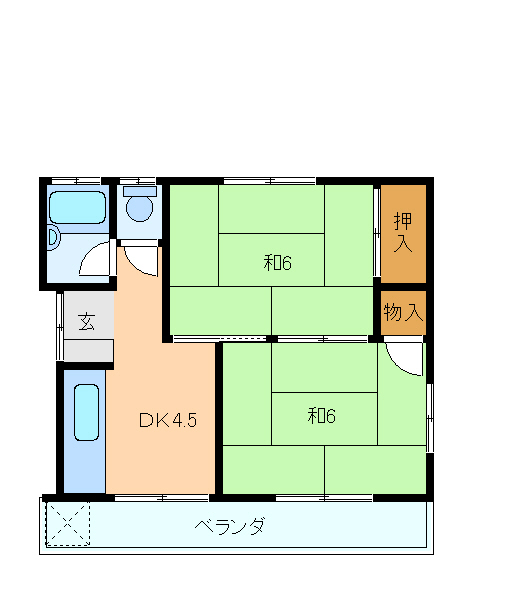 【赤羽ハイツの間取り】