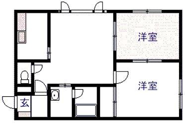 オーベルジュ１１の間取り