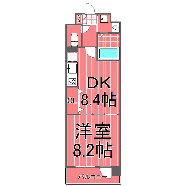 シャルム協和の間取り