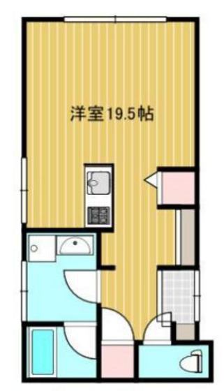 岡山県岡山市北区広瀬町（マンション）の賃貸物件の間取り