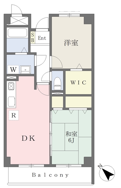 レジェンド甲東園の間取り