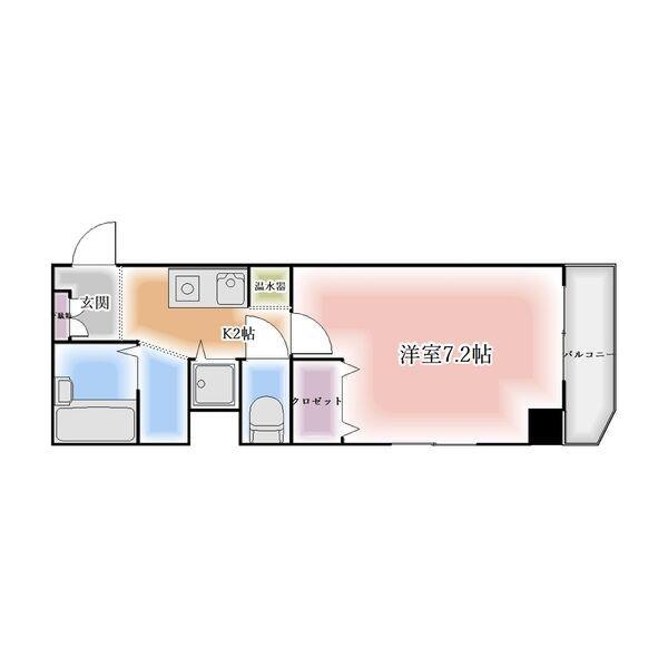 名古屋市東区白壁のマンションの間取り