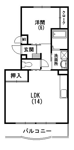 ソシアリバーシティーの間取り