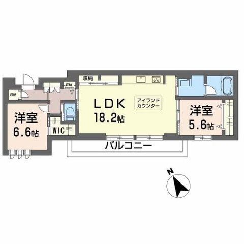 シャーメゾンエイトの間取り