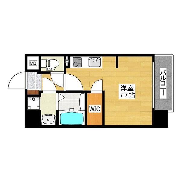 堺市中区深井沢町のマンションの間取り