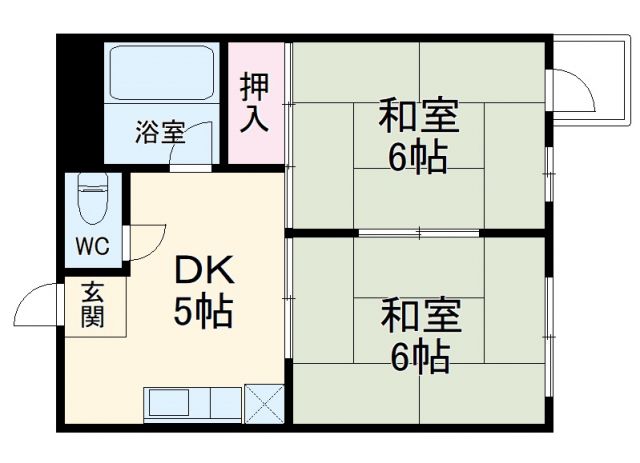 サンバリエ太秦の間取り