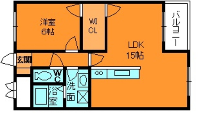 サンローゼ竜田川の間取り