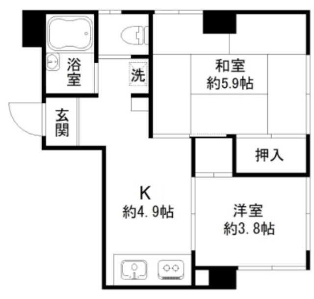 メゾンペルマナントの間取り