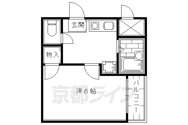 ラリティ田中の間取り