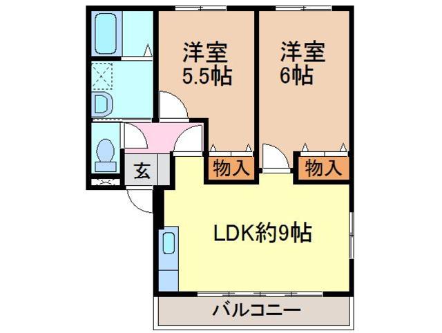 リーベンIIの間取り