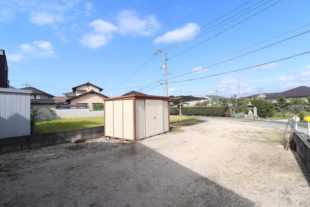 【総社市井出戸建の庭】