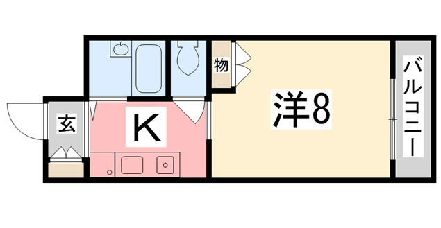 【ロッキーコート太子の間取り】