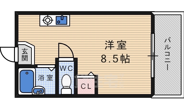 レオハイム津田1の間取り