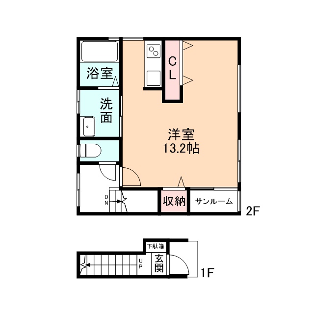 Ｄ－ＢＯＸ　スポーノの間取り