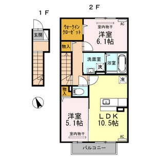 ベレーザ角木の間取り