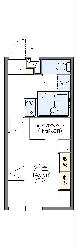 レオパレスＳｕｎＳｈｉｎｅIIIの間取り