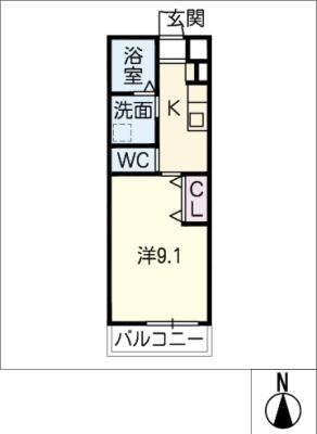 グランバニア弥富の間取り