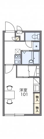 レオパレスグランディールの間取り