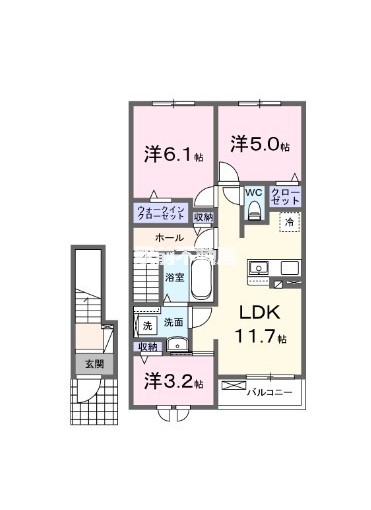 バルカロールの間取り