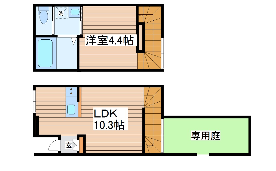 QRESTIA塩釜の間取り