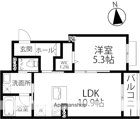 ピノ増泉の間取り