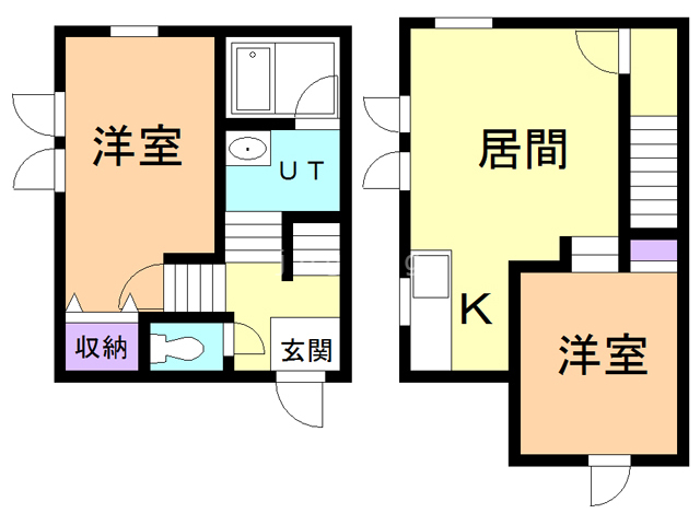 花さか荘の間取り